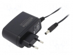 Power supply: switched-mode | volatage source | 12VDC | 1.25A | 15W