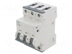 Circuit breaker | 230/400VAC | Inom: 20A | Poles: 3 | Charact: B | 6kA