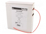 Heat shrink sleeve | glueless | 2: 1 | 1.6mm | L: 10m | red | polyolefine