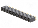 Connector: pin strips | socket | female | PIN: 40 | THT | 3A | 125V | BL 2