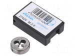 Threading die | M2,6 | 0.45 | &Oslash;: 16mm | Thk: 5mm | high speed steel | 6g
