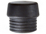 Hammer tip | 30mm | round | caoutchouc