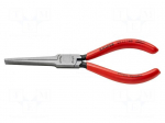 Pliers | flat,telephone,elongated | 160mm