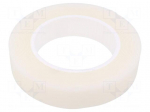 Tape: sealing | W: 25mm | L: 5.5m | Thk: 1mm | natural (transparent)