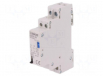 Relay: installation | bistable,impulse | NO x2 | Ucoil: 24VAC | BI | 20A