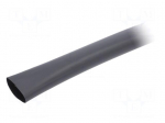 Heat shrink sleeve | glued | 4: 1 | 32mm | black | polyolefine | reel