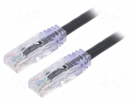 Patch cord | TX6&trade; PLUS,U/UTP | Cat: 6 | RJ45 plug,both sides | Cu | 1m