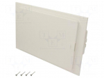 Enclosure: for modular components | IP40 | plaster embedded | golf
