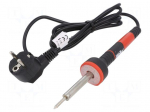 Soldering iron: with htg elem | Power: 30W | 230V | Illumin: LED