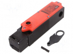 Safety switch: bolting | XCSLE | NC x2 + NO | IP66 | plastic | red