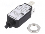 Circuit breaker | Urated: 240VAC | 48VDC | 14A | SPST | Poles: 1 | screw
