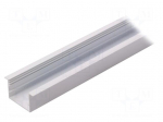 Profiles for LED modules | white | L: 2m | VARIO30-07 | aluminium