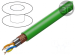 Wire | ETHERLINE&reg; Cat.5 | 2x2x22AWG | 5 | wire | Cu | PVC | green | 6.8mm