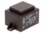 Transformer: encapsulated | 6VA | 230VAC | 15V | 15V | 200mA | 200mA | PCB