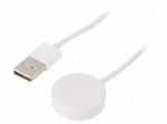 Cable: for smartwatch charging | Apple | 1m | 1A | white