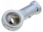 Ball joint | 20mm | M20 | 1.5 | right hand thread,inside | steel