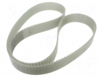 Timing belt | T10 | W: 50mm | H: 4.5mm | Lw: 1960mm | Tooth height: 2.5mm