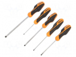 Screwdriver: universal-set | slot | BETAGRIP | 5pcs.