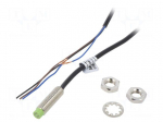 Sensor: inductive | OUT: NPN / NO | 0&divide;2mm | 10&divide;30VDC | M8 | 2m | IP67 | 1kHz