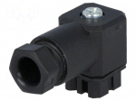 Connector: rectangular | G | plug | female | PIN: 4 | 6A | 250V | IP65 | black