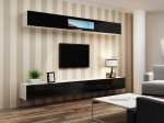 Cama Cabinet VIGO "90" full 90/35/32 white/black gloss