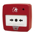 D9000MCP ~ Ugunsdzēsības trauksmes poga ar aizsargstiklu