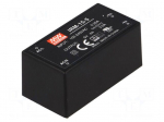 Converter: AC/DC | 15W | Uin: 85&divide;264VAC,120&divide;370VDC | Uout: 5VDC | OUT: 1