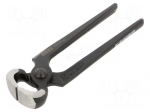 Carpenters pincers | end,cutting | phosphate head,forged,cure