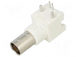 Connector: BNC | socket | female | angled 90&deg; | 50&Omega; | THT | gold-plated