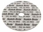 Grinding pin | fleece | Dim: &Oslash;150x6mm | Grit: 2A | mounting holes