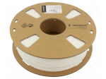 Filament: PLA-MATT | 1.75mm | white | 190&divide;220&deg;C | 1kg