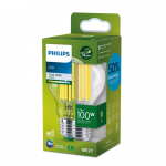 PHILIPS LED stikla 100WA60 E27 4000K caurspīdīga ultra energoefektīva spuldze 8720169188051 929003625501