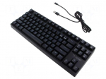 Keyboard | black | USB A,USB C | mechanical keyboard,RGB | 2000mAh