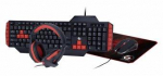 Gembird GGS-UMG4-02 4-in-1 Kit Keyboard + Mouse + Headphones + Mouse Pad