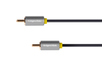 Helis&uuml;steemid ja tarvikud // Helikaablid koos pistikutega // Kabel 1RCA-1RCA 0.5m  Kruger&Matz Basic