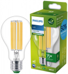 PHILIPS LED stikla 75W A60 E27 4000K caurspīdīga ultra energoefektīva spuldze 8720169187894 929003624701