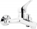Wall-mounted bathtub mixer