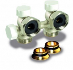 Radiatoru pieslēgs M173 3/4"-(24x19)M, ievads sienā Radiatoru pieslēgs M173 ievads sienā, 3/4"x(24x19)M