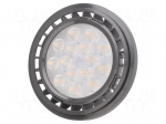 LED lamp | white warm | GU10 | 230VAC | 1100lm | 12.5W | 40&deg; | 3000K