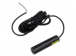 Module: laser | 16mW | red | line | 650nm | 21.6&divide;26.4VDC | 3&divide;30mA | 90&deg;