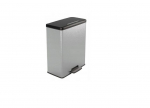 Curver | Pedal Bin Deco, 65L | Silver