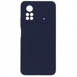 Back panel cover Evelatus Xiaomi Poco X4 Pro 5G Premium Soft Touch Silicone Case Blue