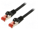 Patch cord | S/FTP | Cat: 6 | RJ45 plug,both sides | stranded | Cu | 3m