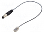 Sensor: inductive | 0&divide;2mm | PNP / NC | Usup: 6&divide;30VDC | 100mA | M8,cables