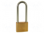 Padlock | shackle | brass | Protection: medium (level 6) | A: 50mm