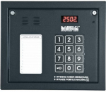 Laskomex CP-2502NR black Audio panel with mini tenant list and RFID key reader