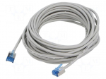 Patch cord | U/FTP | Cat: 6a | RJ45 plug,both sides | stranded | Cu