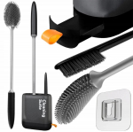 TV, SAT, HDMI, DVI kaablid ja tarvikud // Koaksiaalkaablite pistikud, tarvikud ja t&ouml;&ouml;riistad // DA189 Silikonowa szczotka toaletowa wc