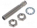 Sensor: inductive | OUT: PNP / NO | 0&divide;2mm | 10&divide;30VDC | M8 | IP67 | 100mA