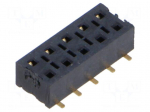 Connector: pin strips | socket | female | PIN: 10 | vertical | SMT | 2x5